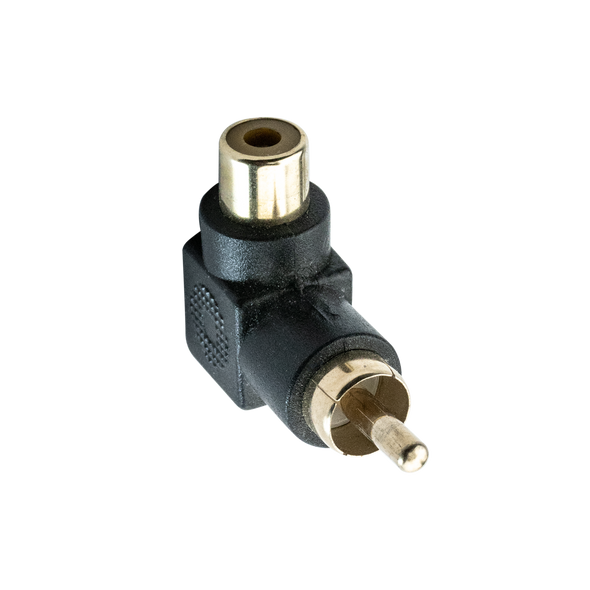 90 degree RCA male to female adaptor 90 degree RCA male to female adaptor
