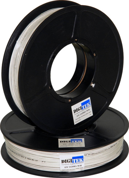 Digitek Figure 8 14 Strand 0.20mm Cable 100m Reel White