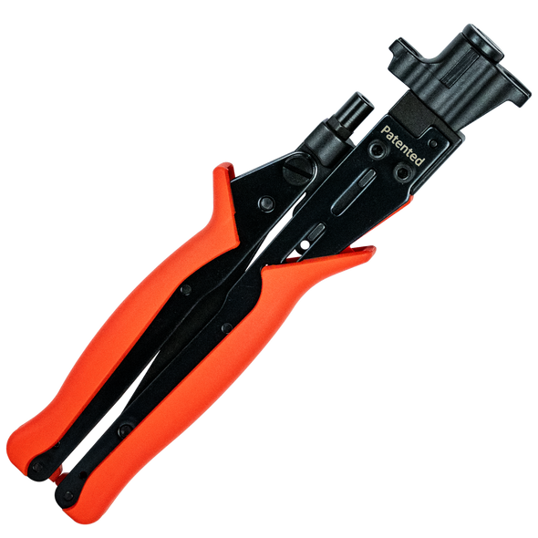 Hanglong Tools HT-H528A3 professional compression tool showing adjustable dial and rotatable guides