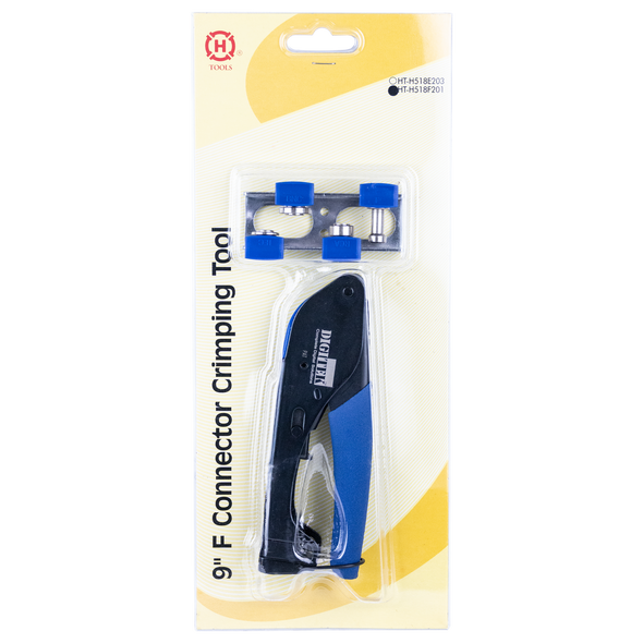 Hanglong Tools HT-H518F201 interchangeable compression crimper with all plungers and storage in packaging 