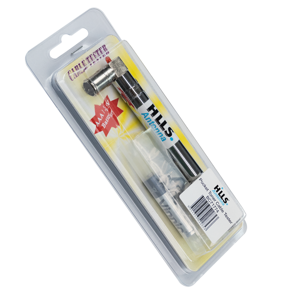 Hills Antenna Toner tester for RF cables with right-angled F connector