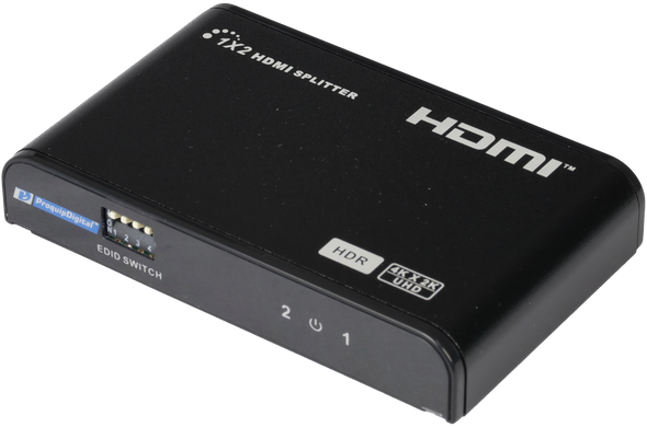 ProquipDigital 1 in 2 Out HDMI Splitter 4K 60Hz HDR
