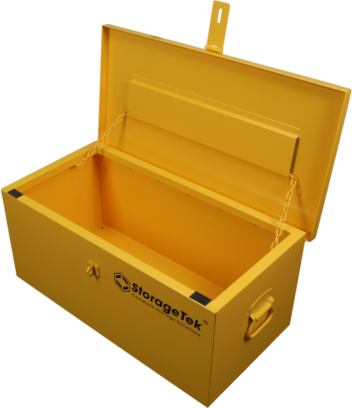 Medium size tool box with 45KG capacity and reinforced lid