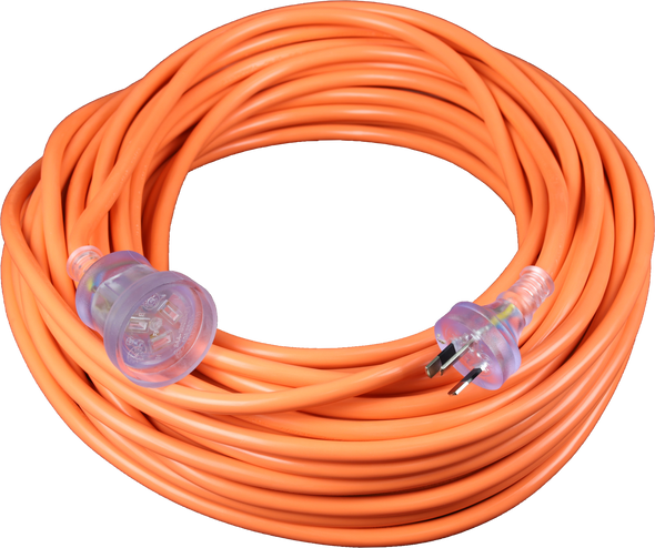 Hills Antenna 25M High Vis Orange Heavy Duty Extension Lead 1.0mm2