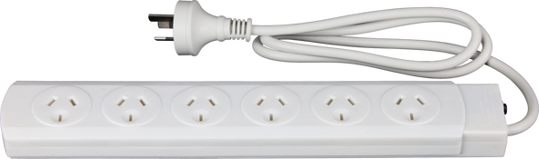 White power board with resettable overload protection