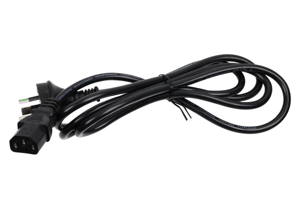 Safe 1.8m IEC power lead for home or office electronics