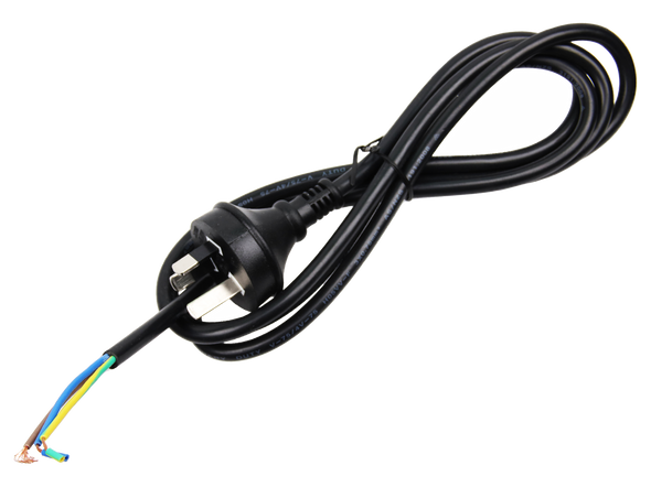 3 core power lead for custom wiring applications