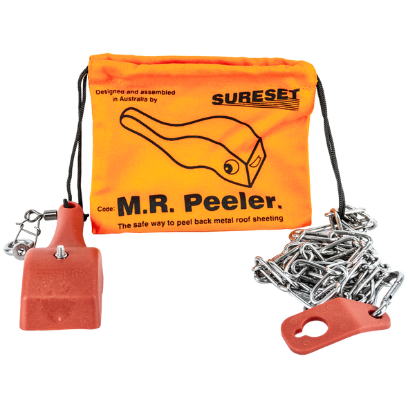 Safe roofing sheet holder to reduce cut injuries from metal edges