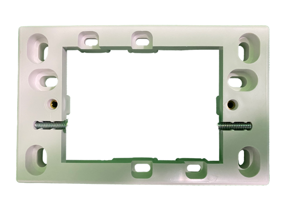 Genuine HPM 137WE 13mm shallow mounting block for wallplates