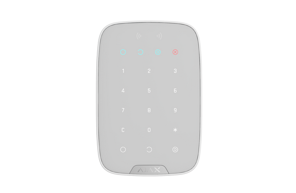 Ajax 2 Way TL Touch KeyPad Plus with RF Proximity (White)