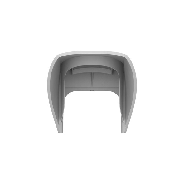 White Ajax MotionProtect Outdoor Hood shielding MotionCam Outdoor detector from rain and sun exposure