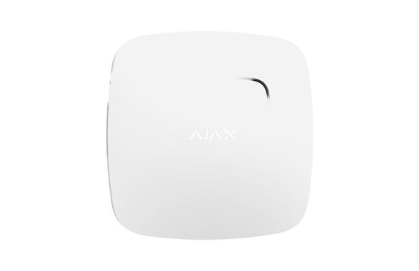 Ajax FireProtect Plus 2.0 White wireless smoke, CO, and temperature detector