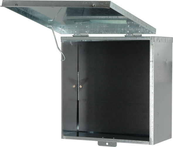 Digitek 27MB1818U 18x18 inch small ACT/NSW meter box with galvanised steel and powder-coated finish