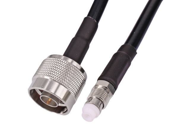 Hills Antenna FME Female to N Male Patch Lead in LL240 - 10M