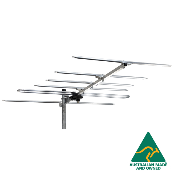 Hills Antenna DY6A 6 Element VHF Antenna – Integrated 4G Low Pass Filter for Clear Reception