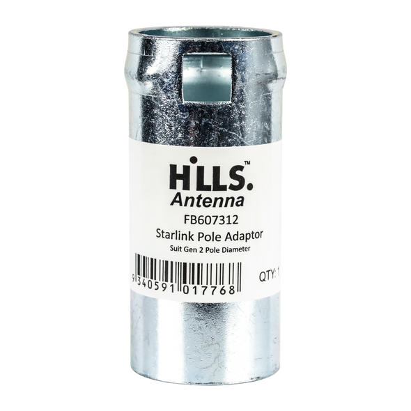 Hills Antenna FB607312 Starlink Adaptor – Secure CLICK IN Mounting for Gen 2 Starlink Poles