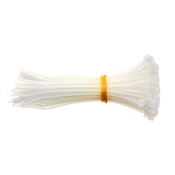 Cable Ties 200mm x 4.8mm Clear