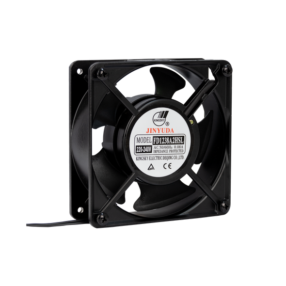 Side view of Datatek 24DFAN 120mm x 120mm x 38mm