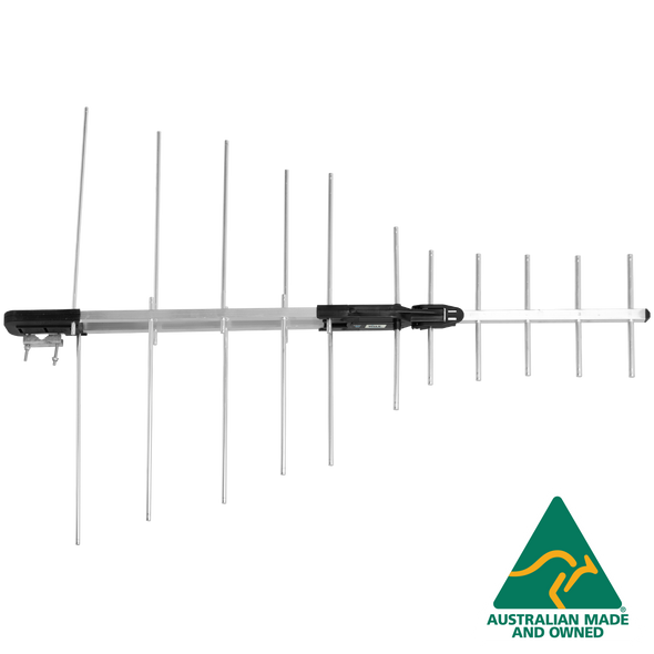 Hills Antenna 01TBUV5-4G Tru-Band 5 Element top view 
