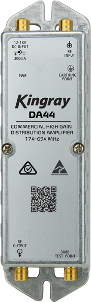 Kingray DA44 distribution amplifier front view