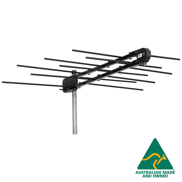 Hills Antenna 01TBV7-4GTP Tru-Band 7-Element VHF Black Arrow 4G Antenna