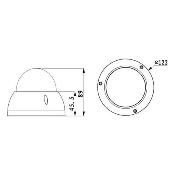 VIP Vision 4.0MP mini PTZ dome camera schematic diagram
