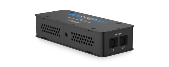 DA22OPT showing optical S/PDIF input and output ports