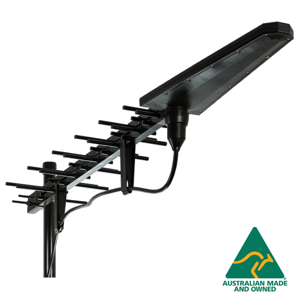 Hills Antenna Black Pointer LPDA 4G-5G – High-Speed 3G/4G LTE & 5G Antenna 700MHz–3800MHz