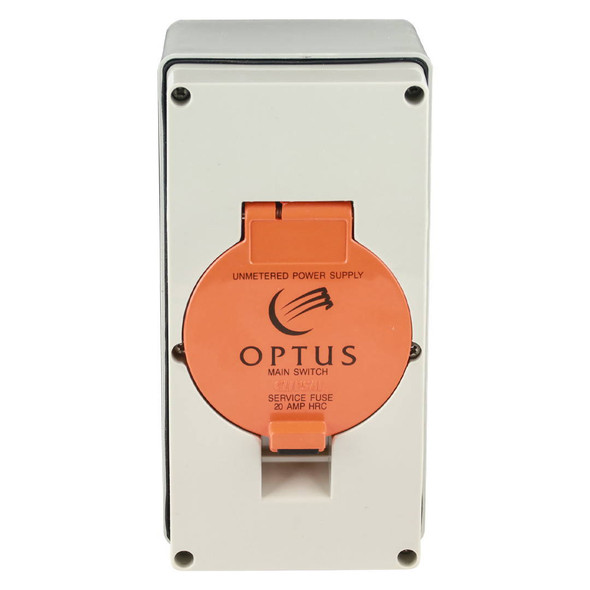 Clipsal 56OPT1 Combine Main Switch with 20 Amp HRC Fuse - Grey