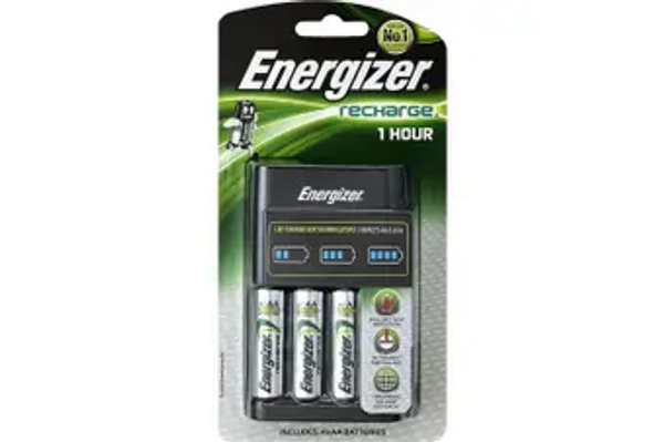 Energizer 1 Hour Battery Charger for AA & AAA Batteries (4 x AA