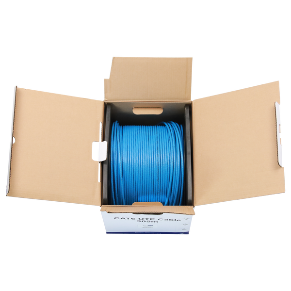 Datatek CAT6 UTP 24AWG Cable Blue -305m Box