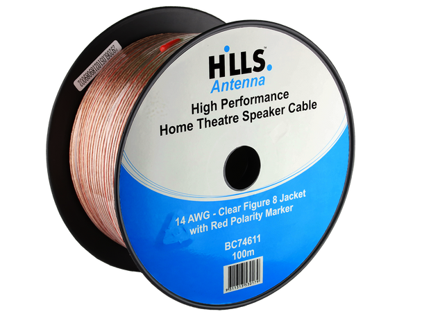 Hills Antenna BC74611 14 Gauge Speaker Cable 100m