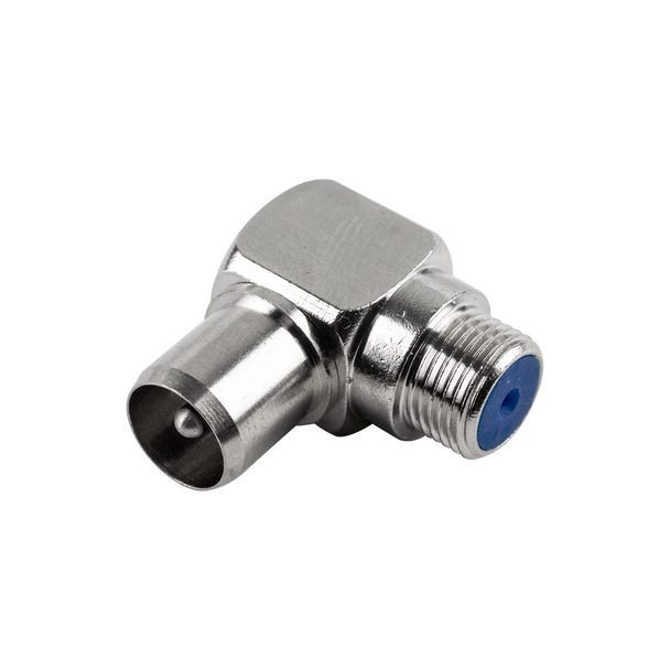 Close-up of F-Type female socket and PAL male connector