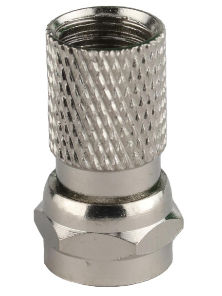 Close-up of BC88095 F-Type male thread and internal grip