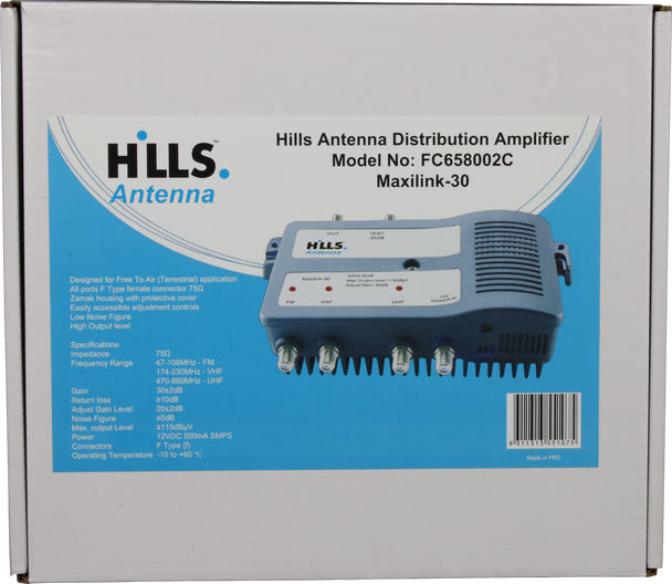 Hills Antenna FC658002C Maxilink-30 Distribution Amplifier