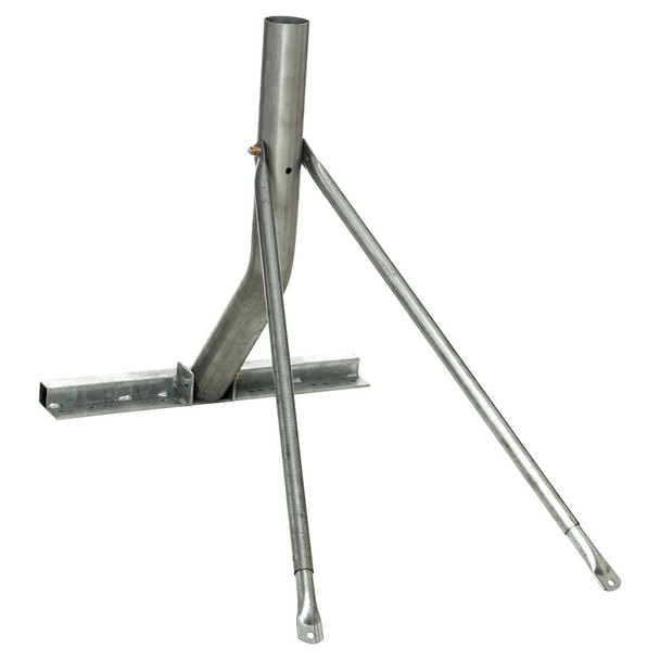 Durable FB607137C folding tripod legs spread across for tin roof sheets