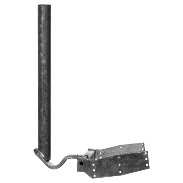 Hills Antenna FB607163 45-degree 900 mm gutter mount for wide-rafter tiled roof ready for installation