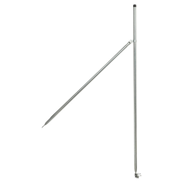 Cyclone-rated antenna tripod for tin roof installations