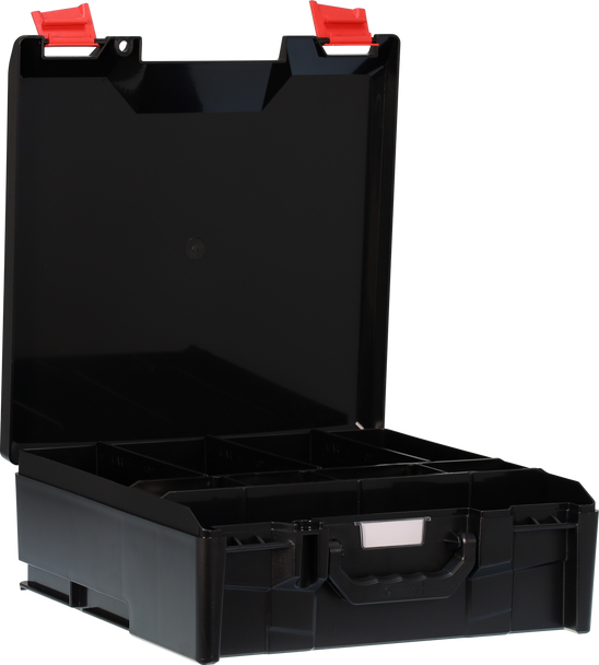StorageTek Case Large ABS Lid c/w dividers-Black