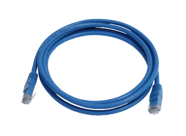 2m High-speed 10GBASE-T CAT6  RJ45 blue patch lead 