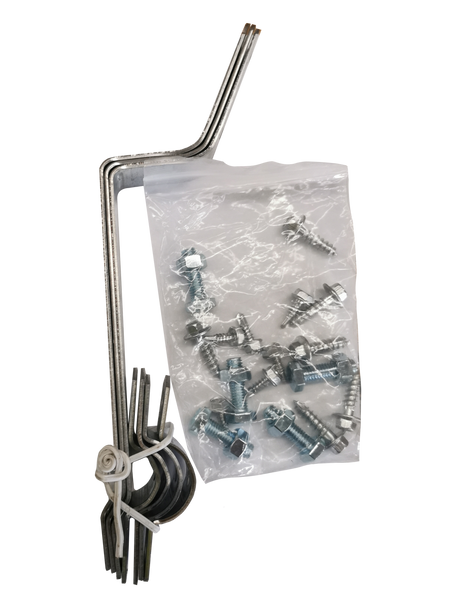 Mounting hardware for Hills Antenna Universal Tin/Tile Adjustable Roof Mount