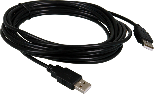 Digitek 06IUSBMM5M USB 2.0 male to male extension cable 5m in black PVC, 4-pin A connectors for Hi-Speed 480Mbps data transfer