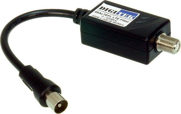 Digitek 4G LTE Bandstop Filter for DVB-T TV with fly lead