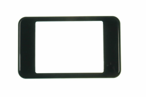 Front cover of Digitek 3 gang wallplate black, no mechanism