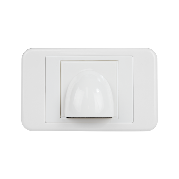 Digitek media wall plate with detachable front panel