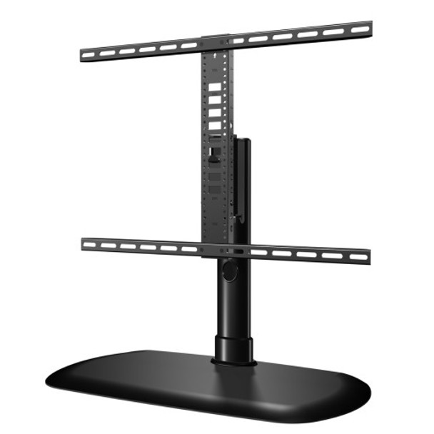 Front angle view of Sanus FTVS1 Swivel TV Base for 32"-65" TVs