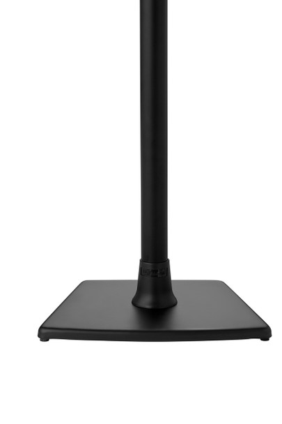 Rubber pads on base of SANUS WSS21 for stable flooring in living room