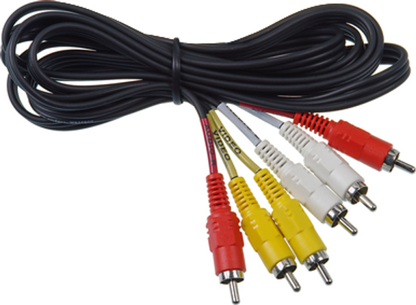 Digitek1.8m3 RCA male to male composite AV cable red white yellow