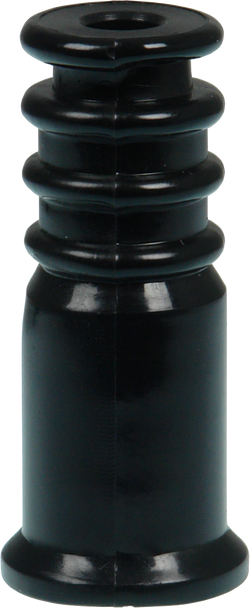 Black rubber protective boot for RG6 quad shield coaxial cable