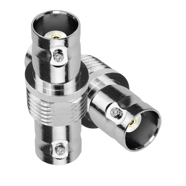 Shielded chassis design of Digitek BNC female adaptor for secure broadcast signal extension